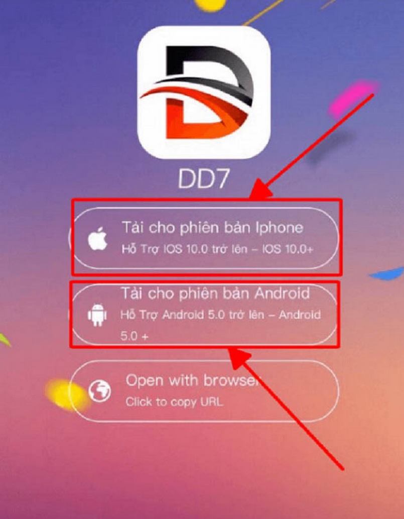 Tải app DD7 chỉ với vài bước đơn giản